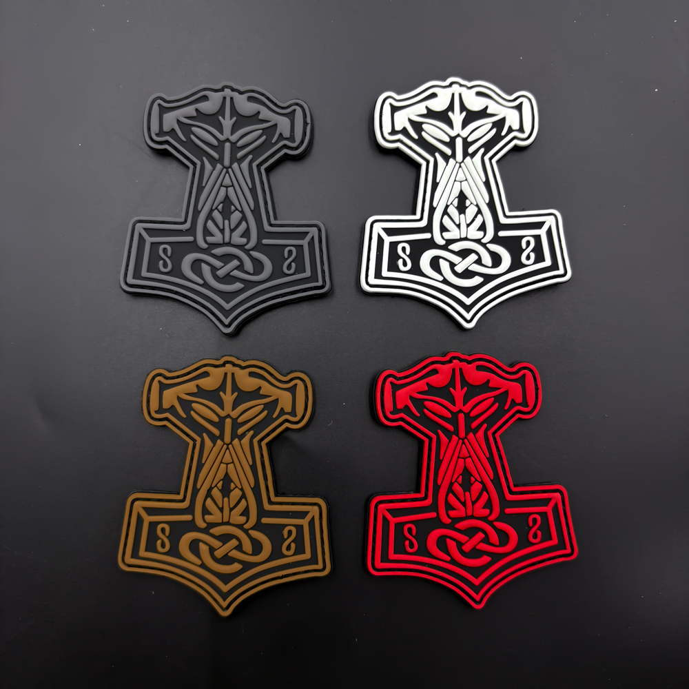 Embroidery Effect - A Pvc Anchor Patch, Soft Rubber,