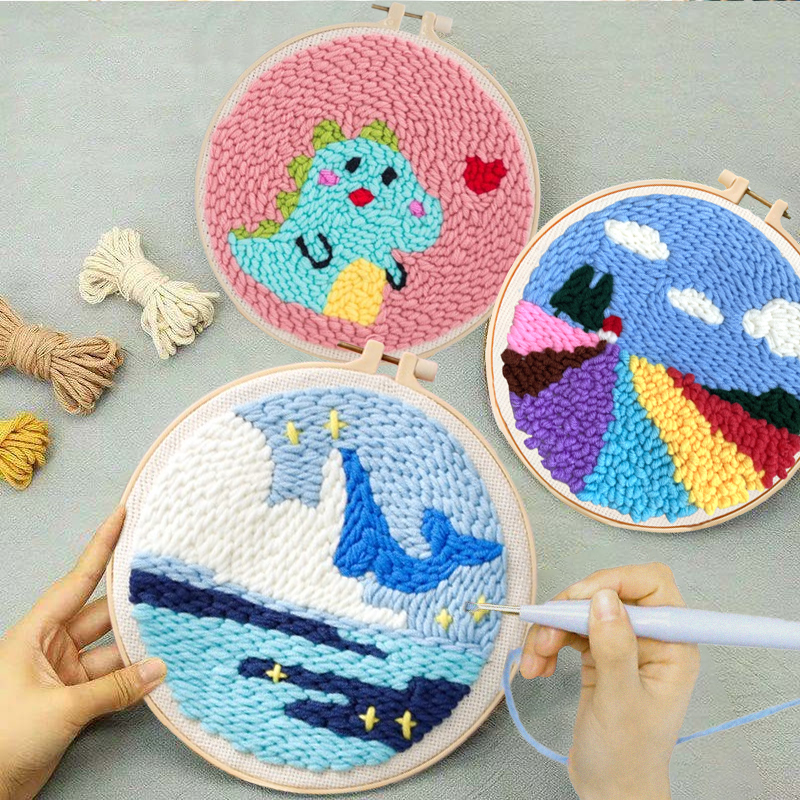 Punch Needle Embroidery Kit St – обзор и цена Embroidery Xmas Kits