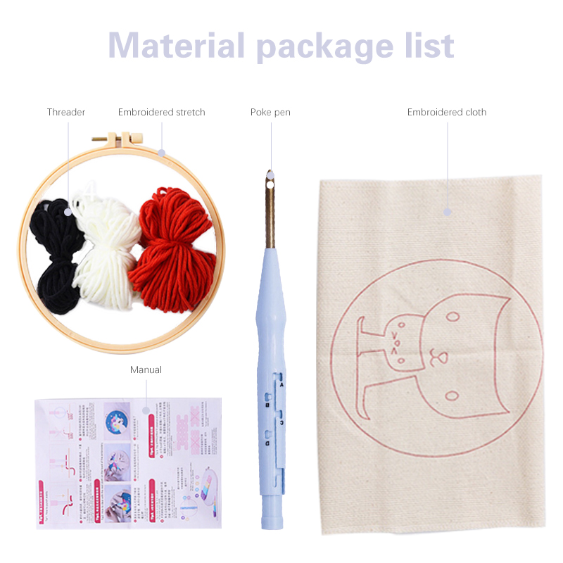 Punch Needle Embroidery Kit St – обзор и цена Embroidery Xmas Kits