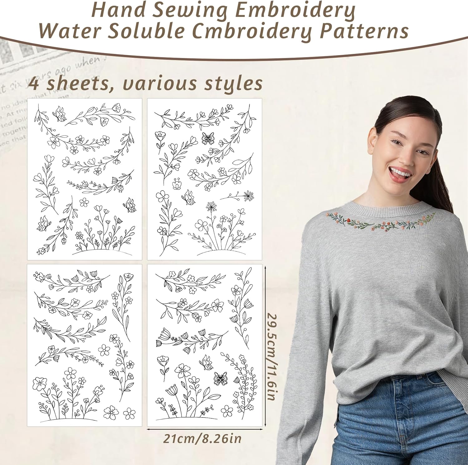 Stick & Stitch Water Soluble E – обзор и цена Embroidery Lovers