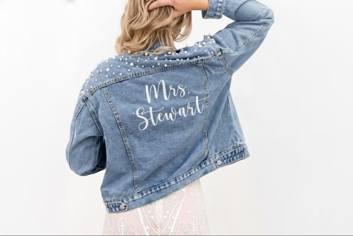 Custom Embroidered Bride Denim – обзор и цена Embroidery Tshirt