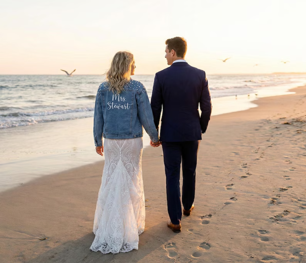Custom Embroidered Bride Denim – обзор и цена Embroidery Tshirt