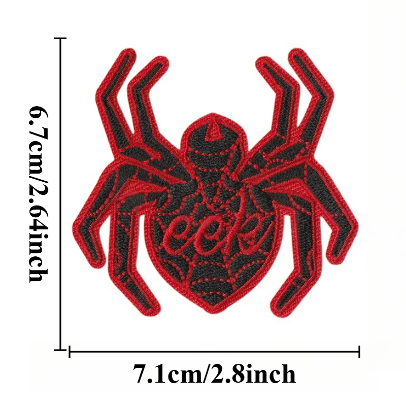 Cartoon Children Black Red Spi – обзор и цена Embroidery On Black Shirt