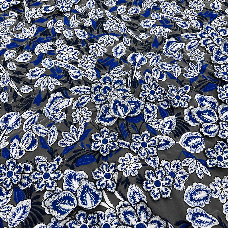 1yard Blue and white porcelain – обзор и цена Embroidery Wedding