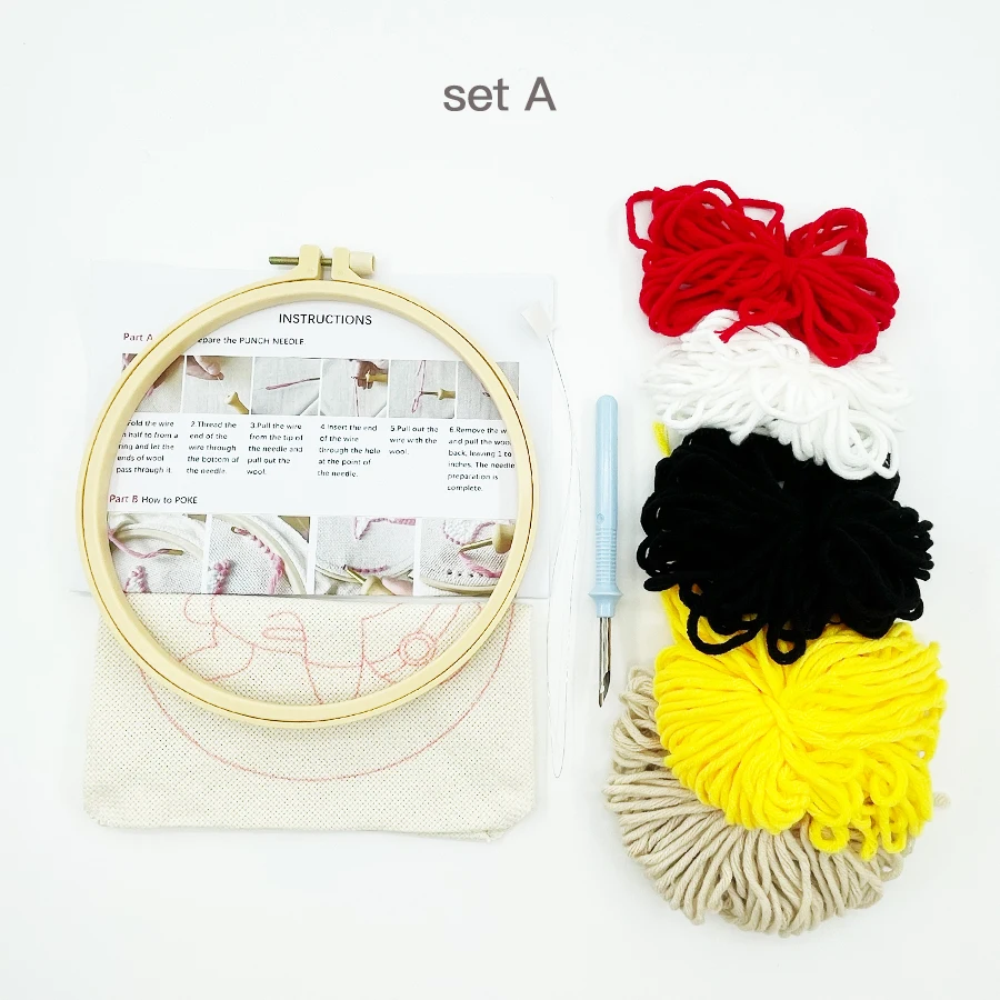 Xmas Punch Needle Embroidery K – обзор и цена Embroidery Xmas Kits