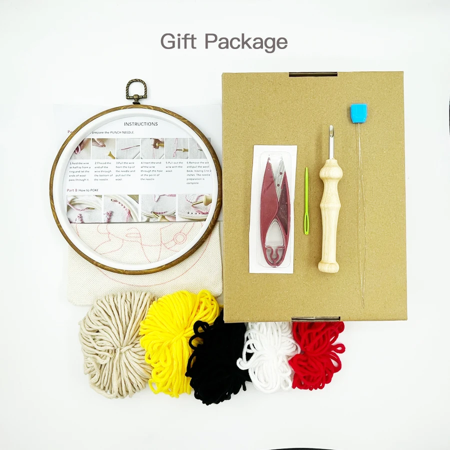 Xmas Punch Needle Embroidery K – обзор и цена Embroidery Xmas Kits