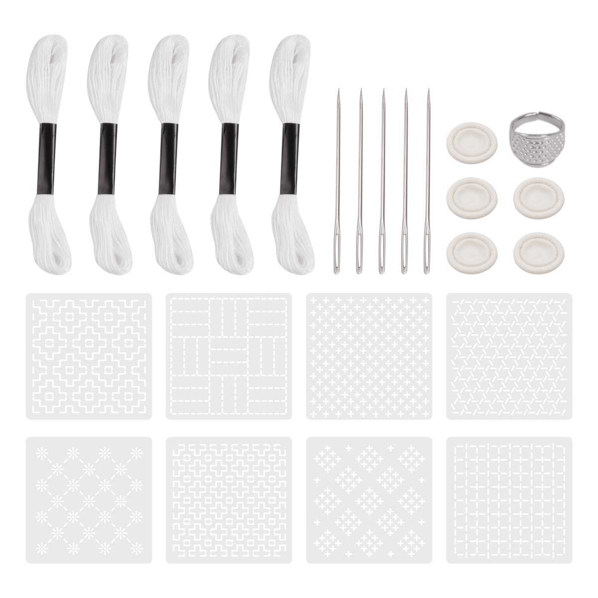 ~PERFECT}24Pcs Plastic -Stenci – обзор и цена Embroidery X Pattern