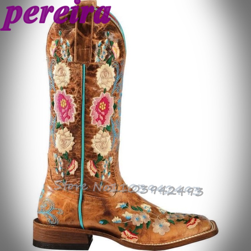 Embroidered Flower Boots Rose  – обзор и цена Embroidery Rose