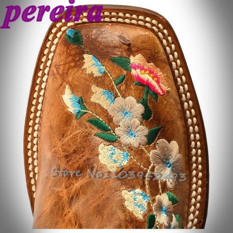 Embroidered Flower Boots Rose  – обзор и цена Embroidery Rose