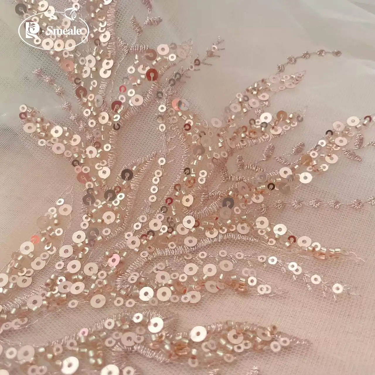 5Pair-2Pair.Rose Gold Sequin T – обзор и цена Embroidery Rose