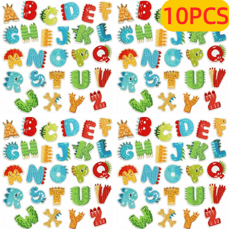 10PCS Wholesale Colorful Engli – обзор и цена Embroidery Alphabet Designs