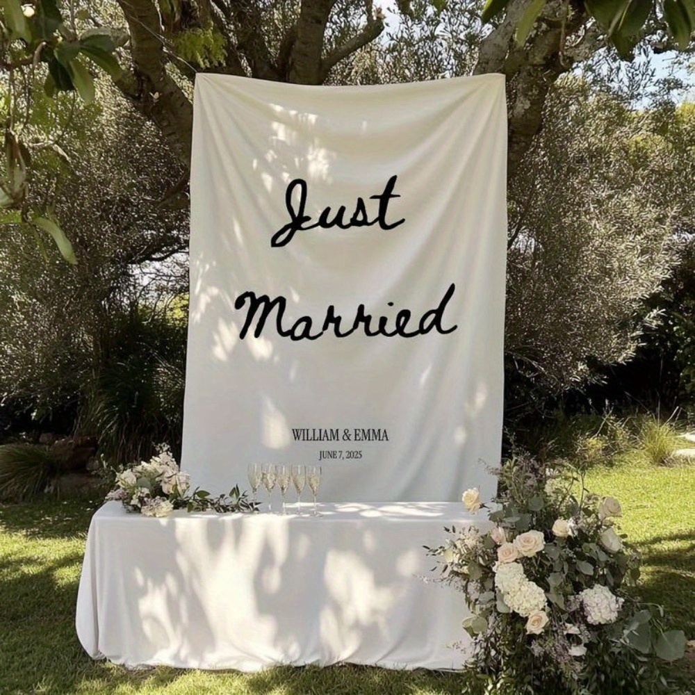 Custom Wedding Banner - Custom – обзор и цена Embroidery Wedding