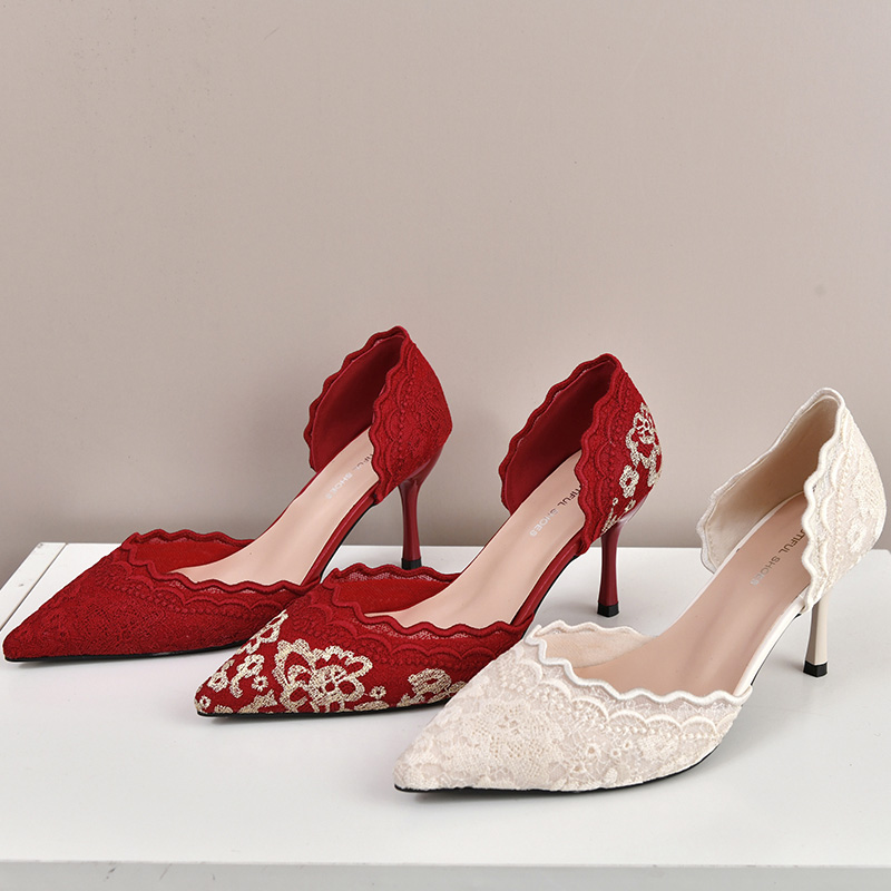 Luxury Red White Lace Embroide – обзор и цена Embroidery Wedding