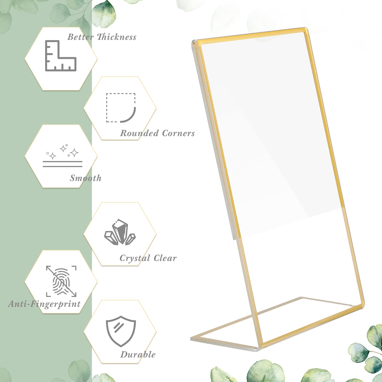 Gold Frame Acrylic Sign Holder – обзор и цена Embroidery Studio