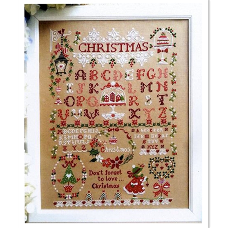 Christmas girl cross stitch ki – обзор и цена Embroidery Xmas Kits