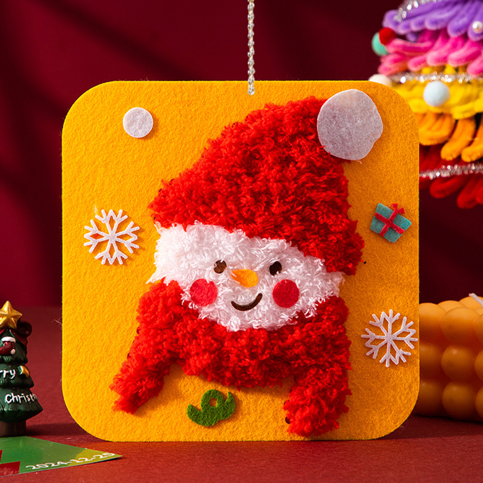 Lovely Animal Embroidery Doll  – обзор и цена Embroidery Xmas Kits