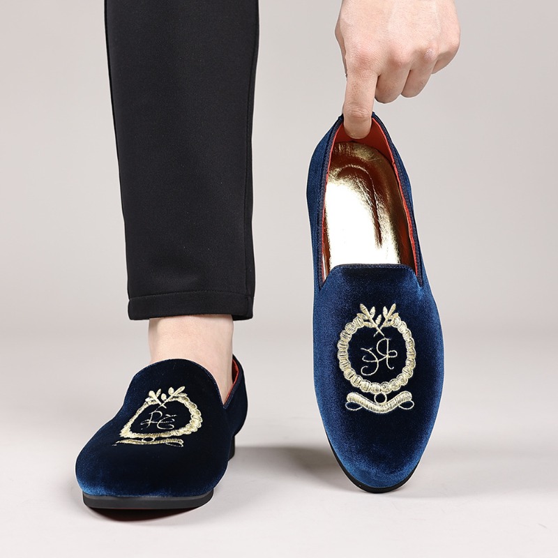Luxury Designer Loafers Suede  – обзор и цена Embroidery Wedding