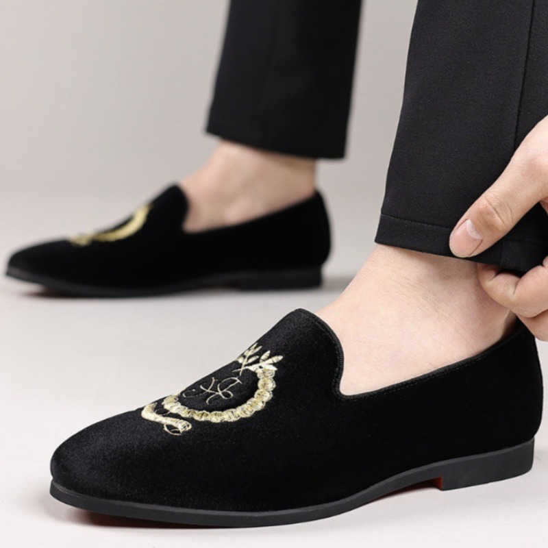 Luxury Designer Loafers Suede  – обзор и цена Embroidery Wedding