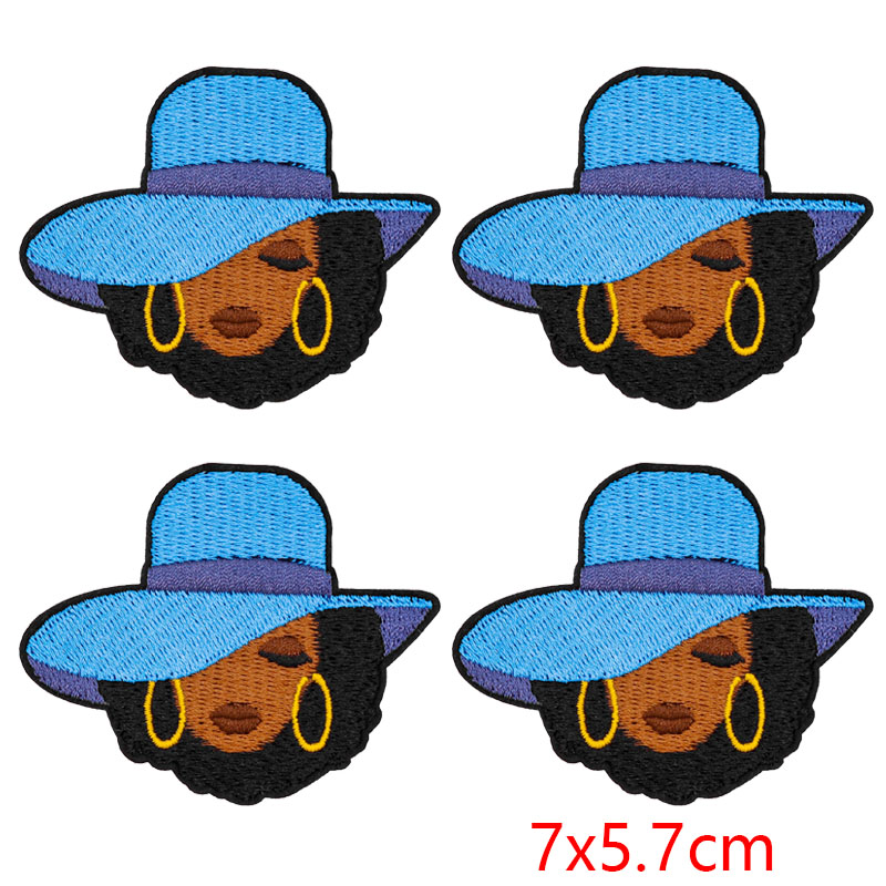 10PCS/Lots Black Girl Magic Co – обзор и цена Embroidery On Black Shirt