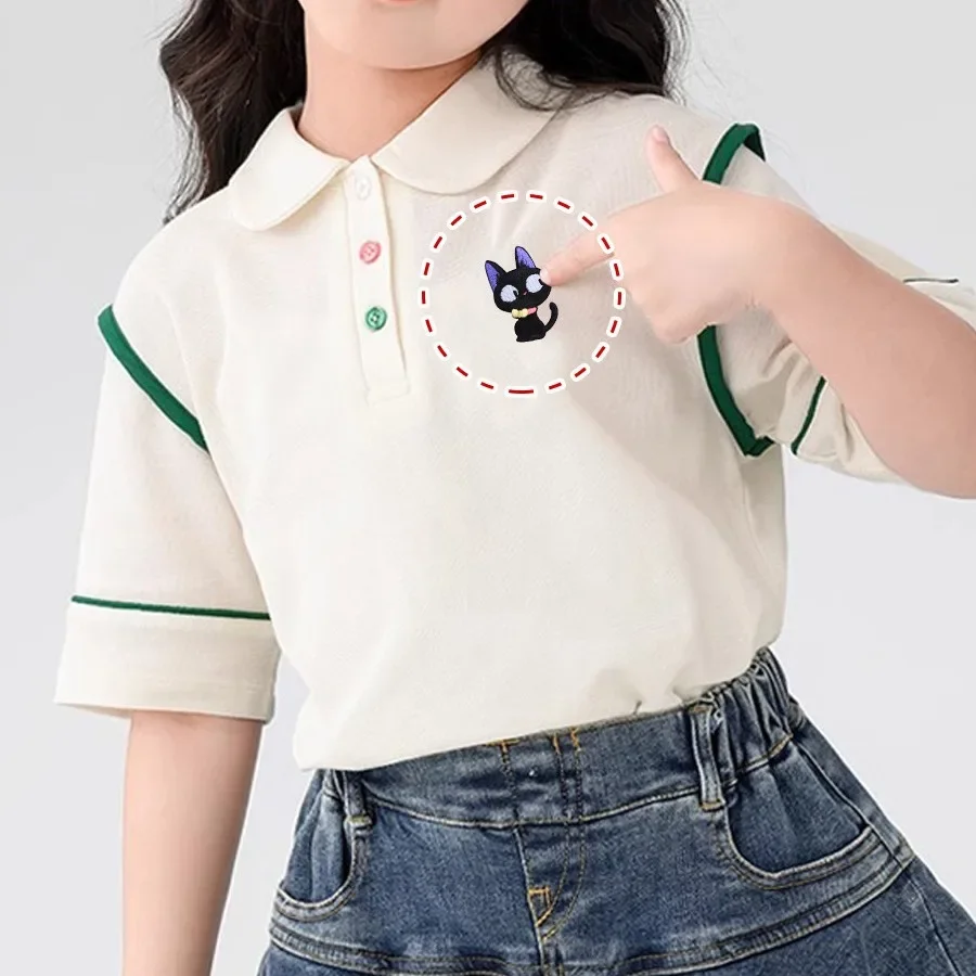 Cute Cartoon Self-adhesive Big – обзор и цена Embroidery On Black Shirt