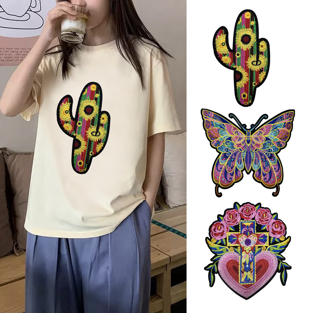 Ethnic style embroidery patch  – обзор и цена Embroidery X Pattern