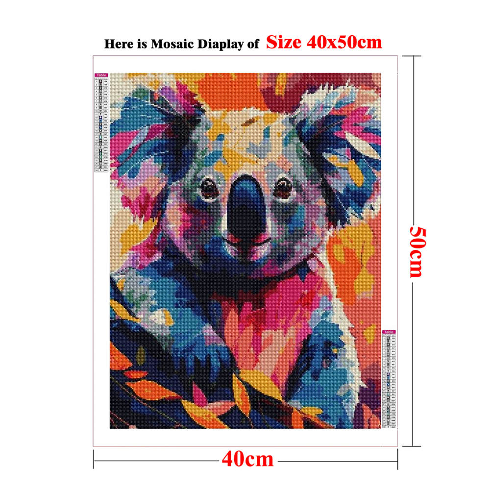 Koala Animal with Flower Art A – обзор и цена Embroidery Lovers