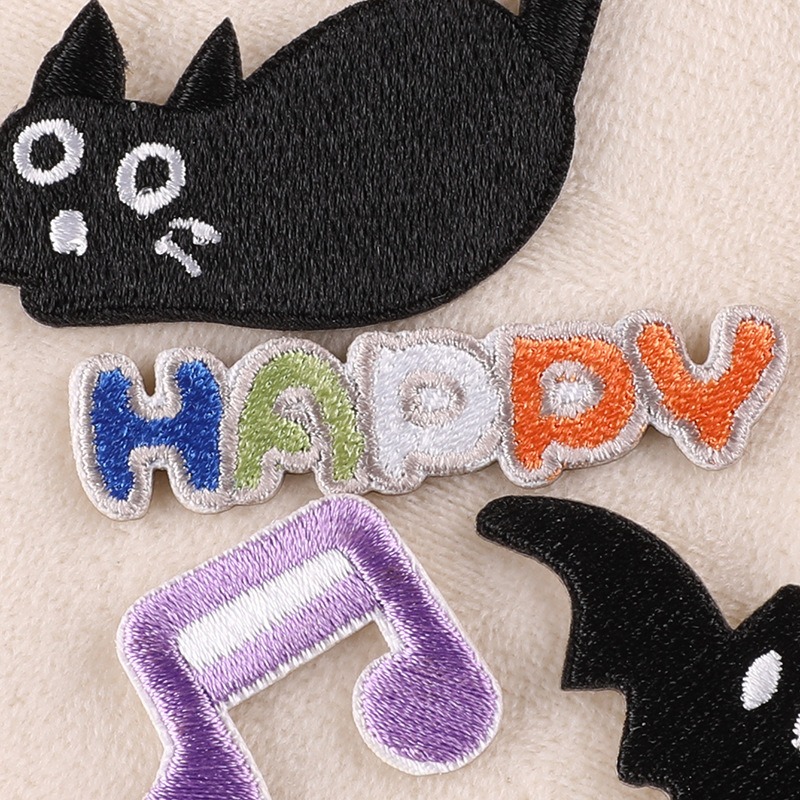 Cartoon Sticker On Clothes Bla – обзор и цена Embroidery On Black Shirt
