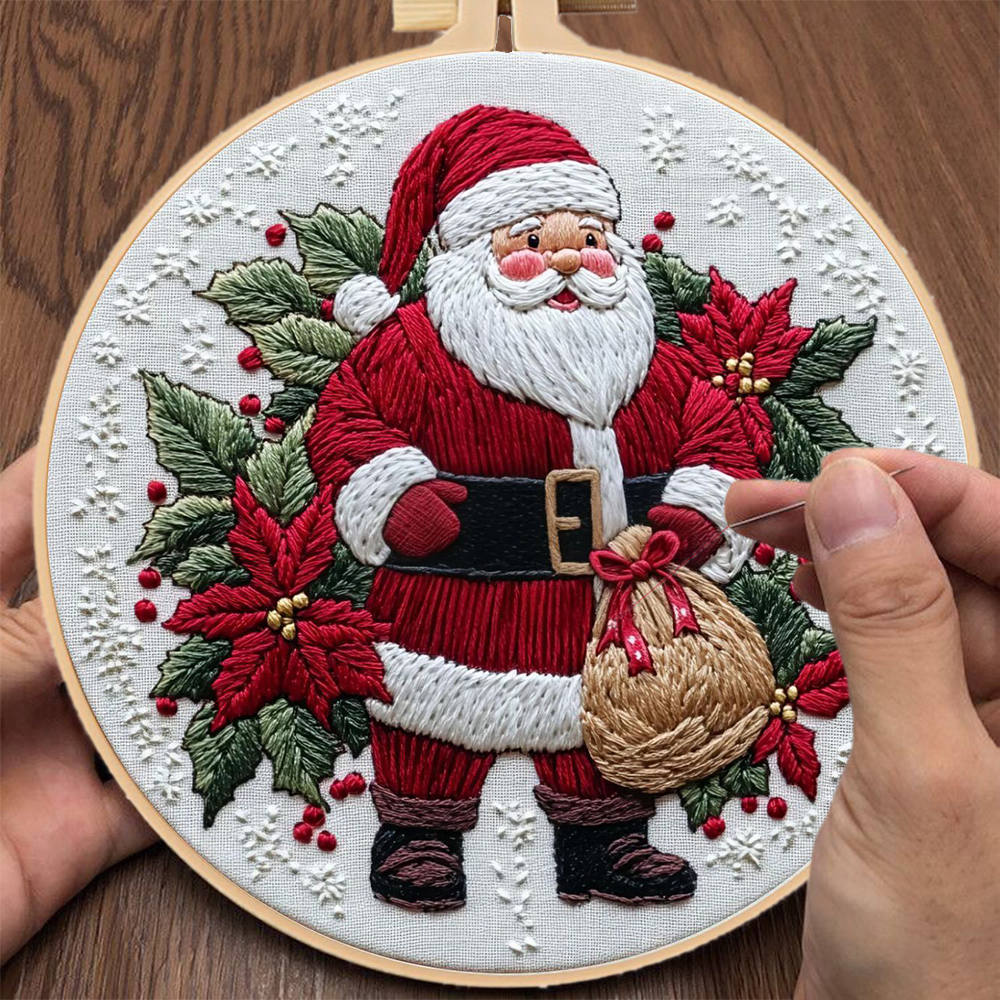 1 Set Christmas Embroidery Kit – обзор и цена Embroidery Xmas Kits