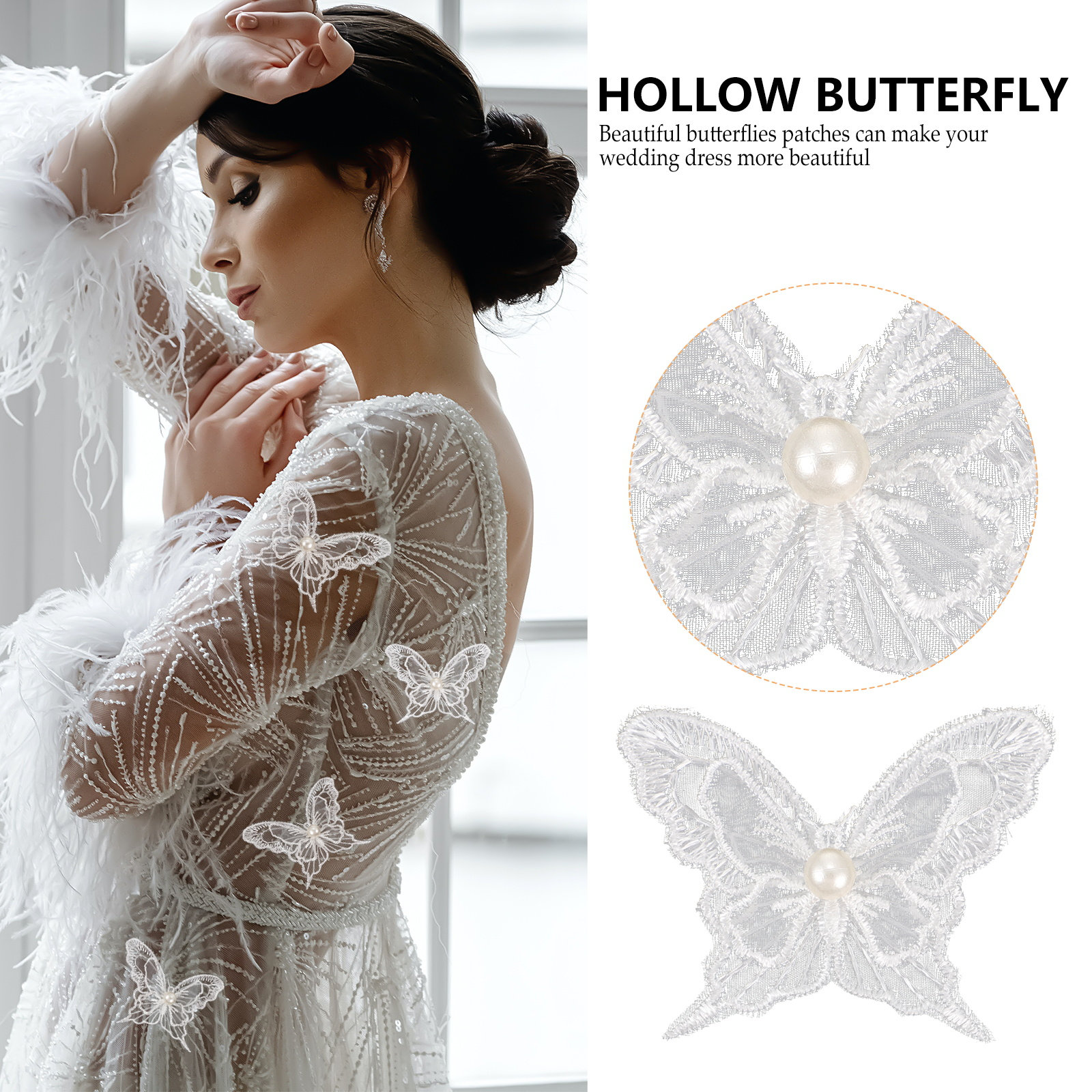 10Pcs Artistic Butterflies Emb – обзор и цена Embroidery Wedding