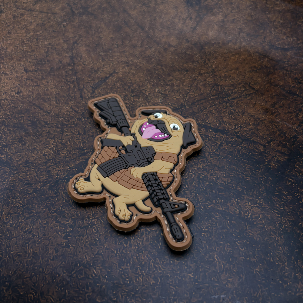 A Pug Dog Pvc Patch, Soft Rubb – обзор и цена Embroidery Effect