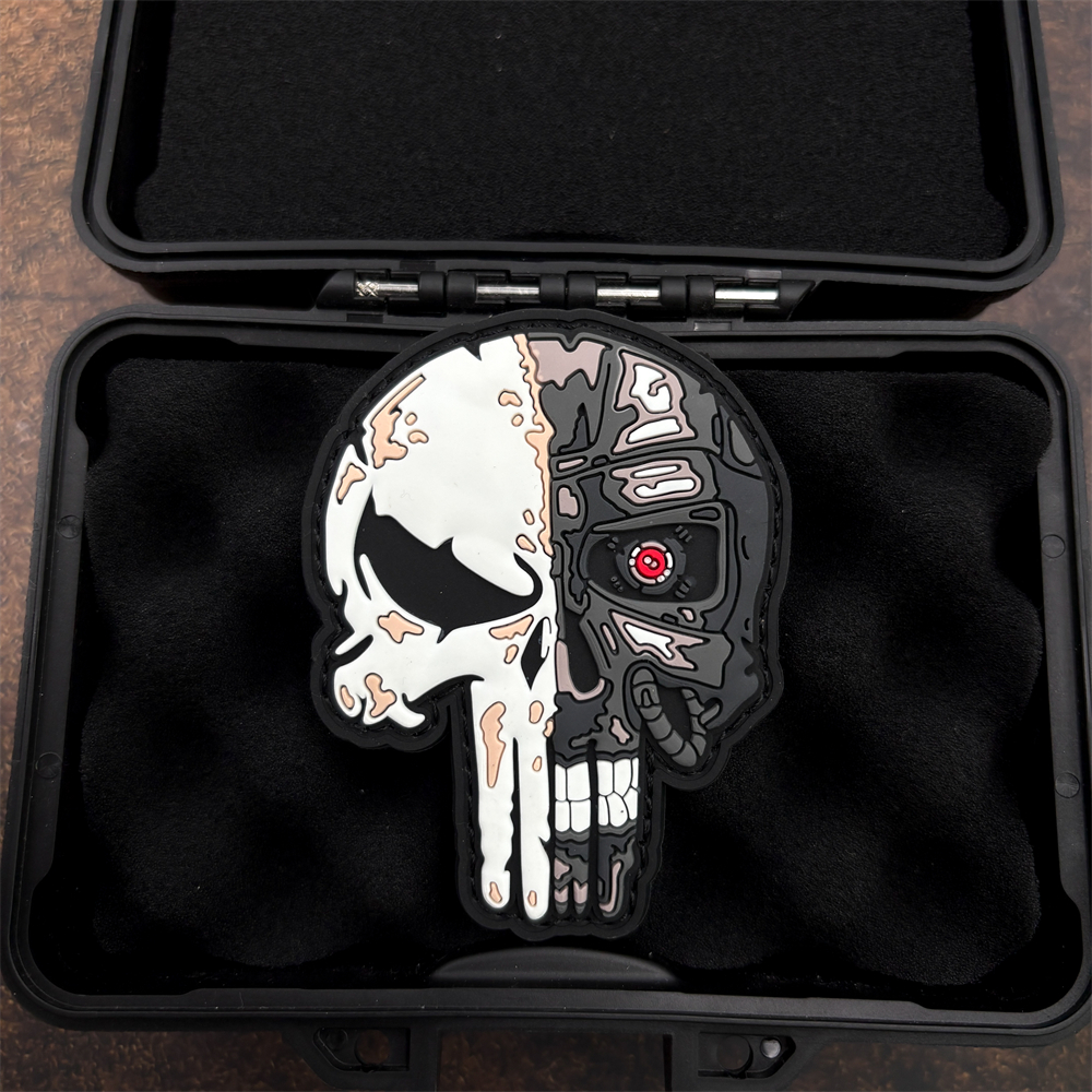 A Dark Skull Pvc Sticker Patch – обзор и цена Embroidery Effect