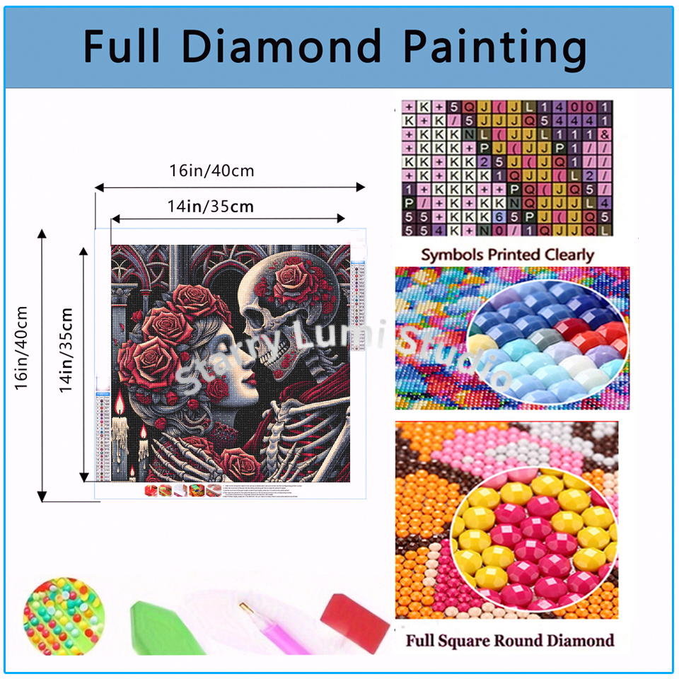 5D Diamond Painting Gothic Lad – обзор и цена Embroidery Rose