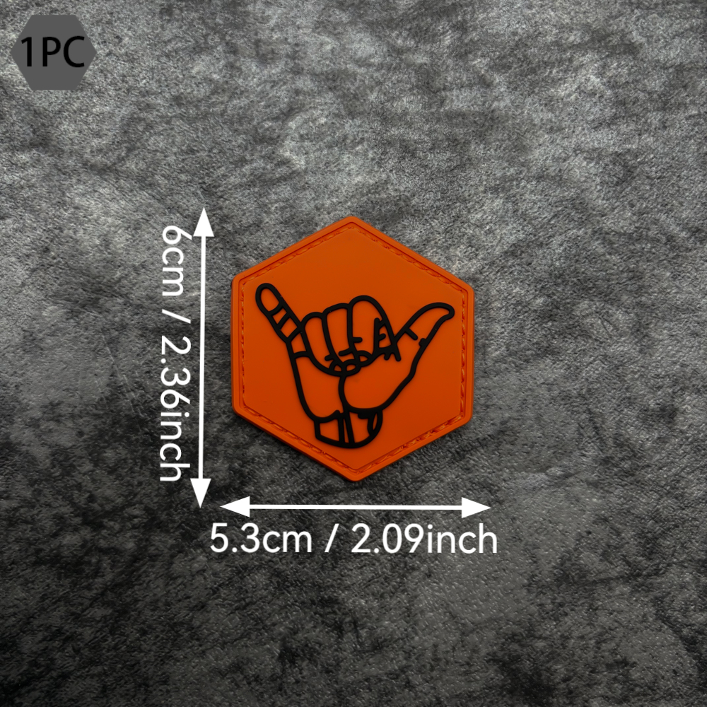 One Gesture Pattern Pvc Patch  – обзор и цена Embroidery Effect