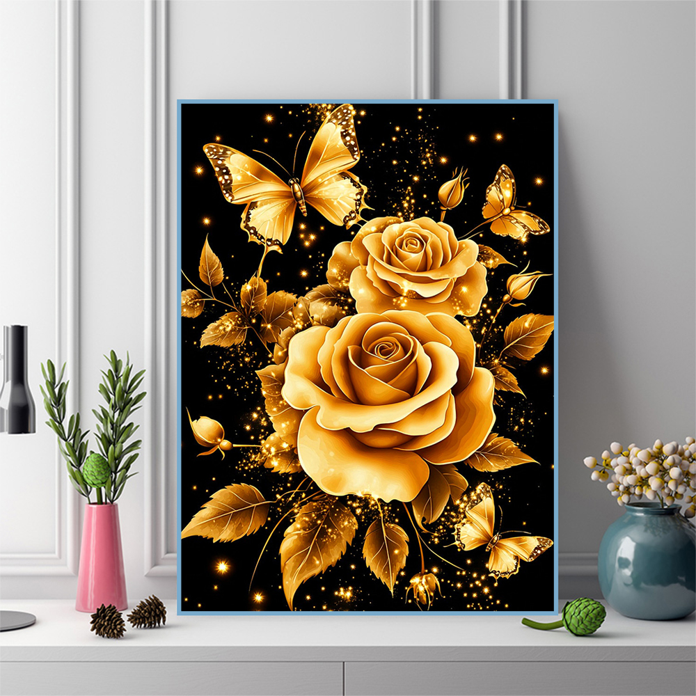 1PC frameless  Diamond Paintin – обзор и цена Embroidery Rose
