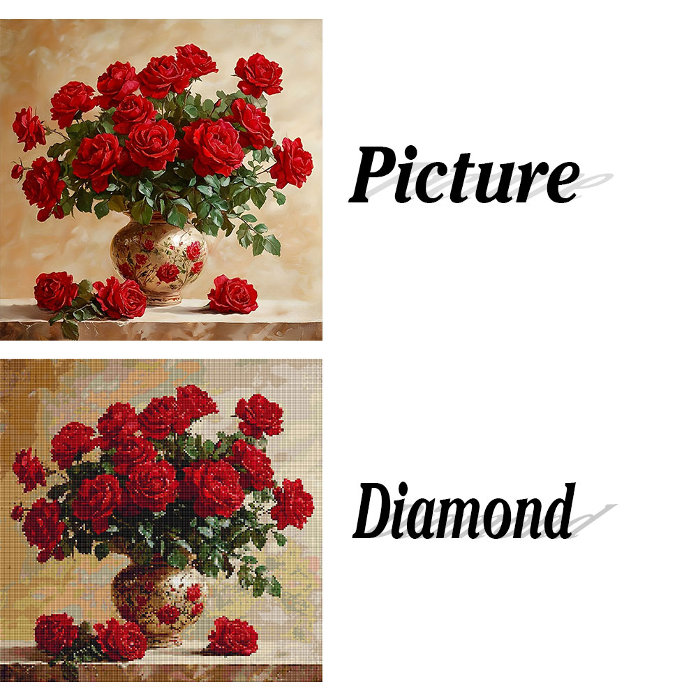 Rose Diamond Painting Full Squ – обзор и цена Embroidery Rose