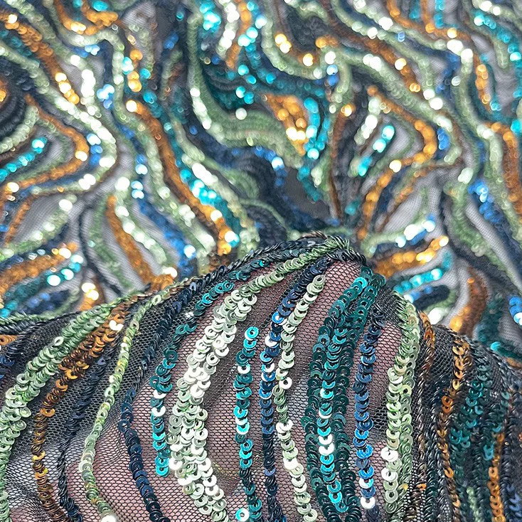 1yard Colorful sequin bead tub – обзор и цена Embroidery Wedding