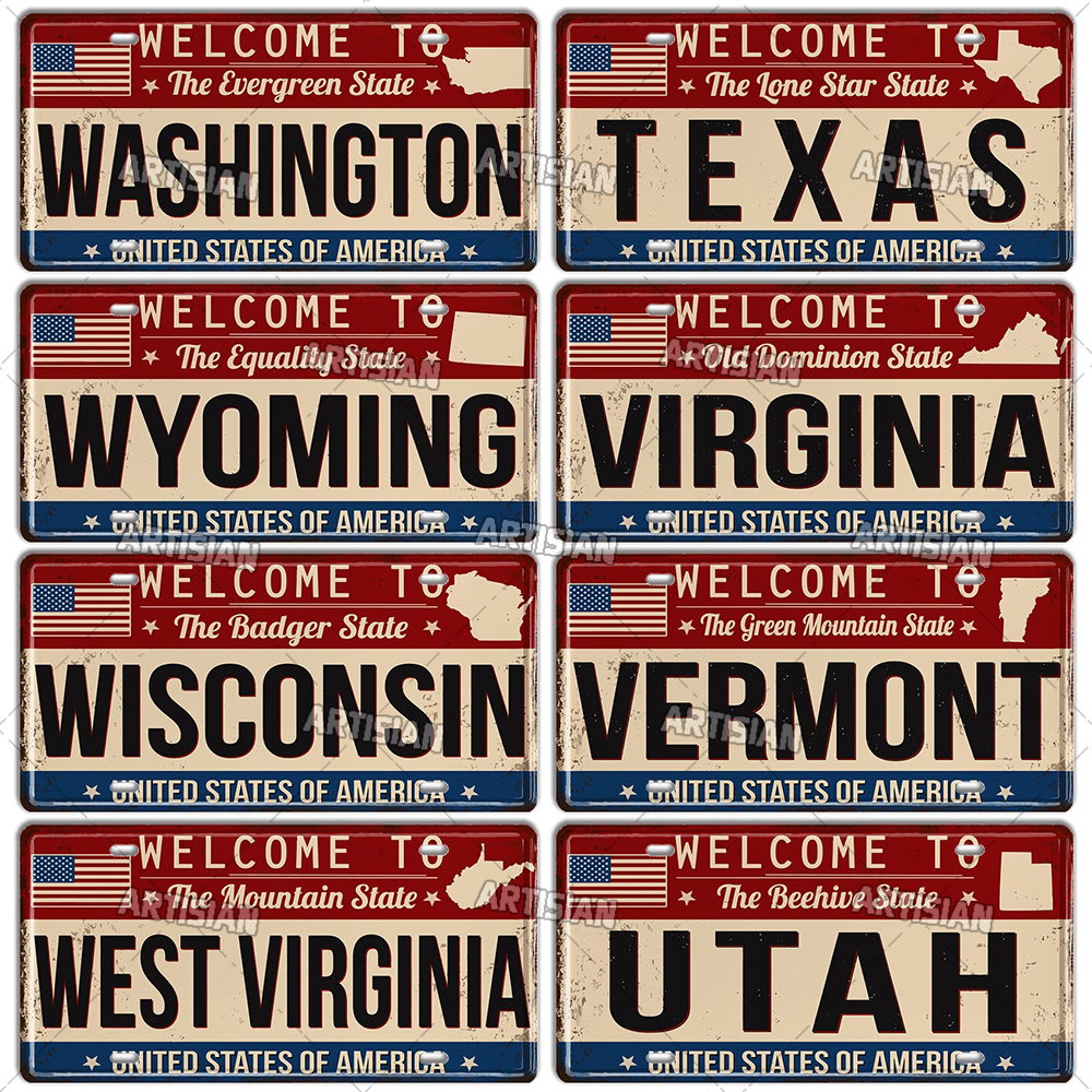 Artisian USA US License Plate  – обзор и цена Embroidery Studio