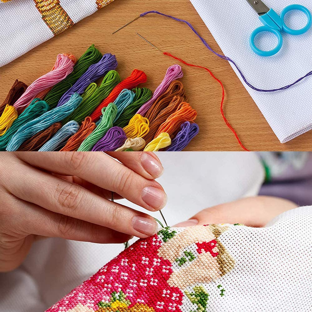 A05E-Cross Stitch Stamped Kits – обзор и цена Embroidery X Pattern
