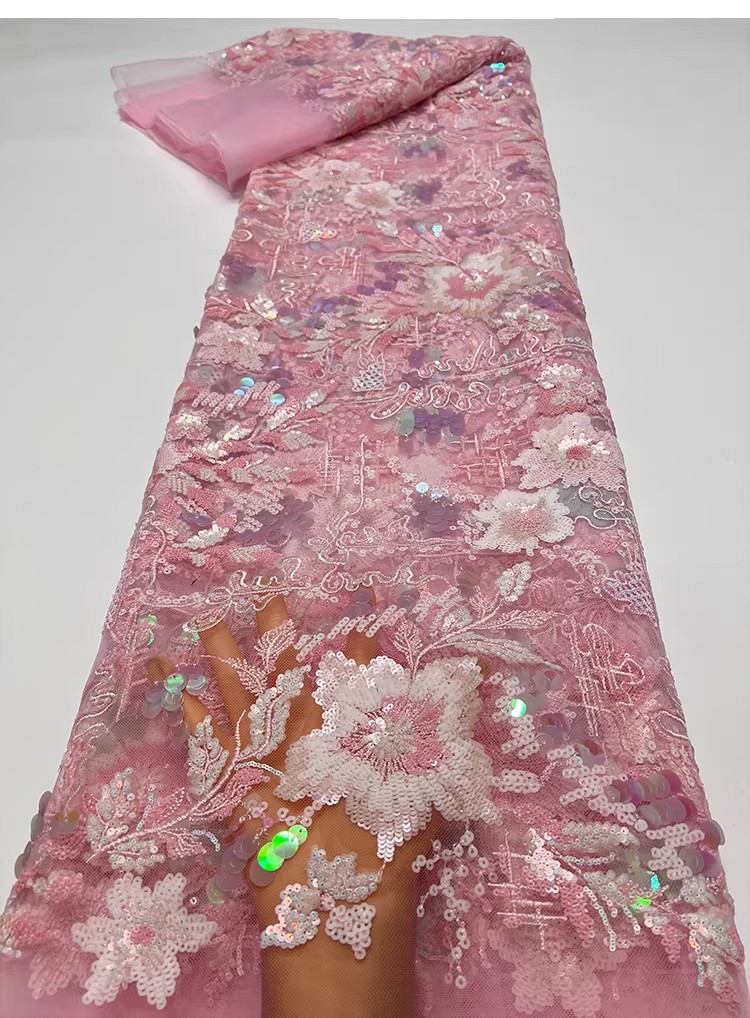 1yard Exquisite Floral sequin  – обзор и цена Embroidery Wedding