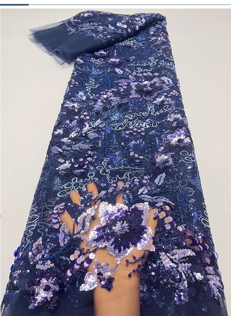 1yard Exquisite Floral sequin  – обзор и цена Embroidery Wedding