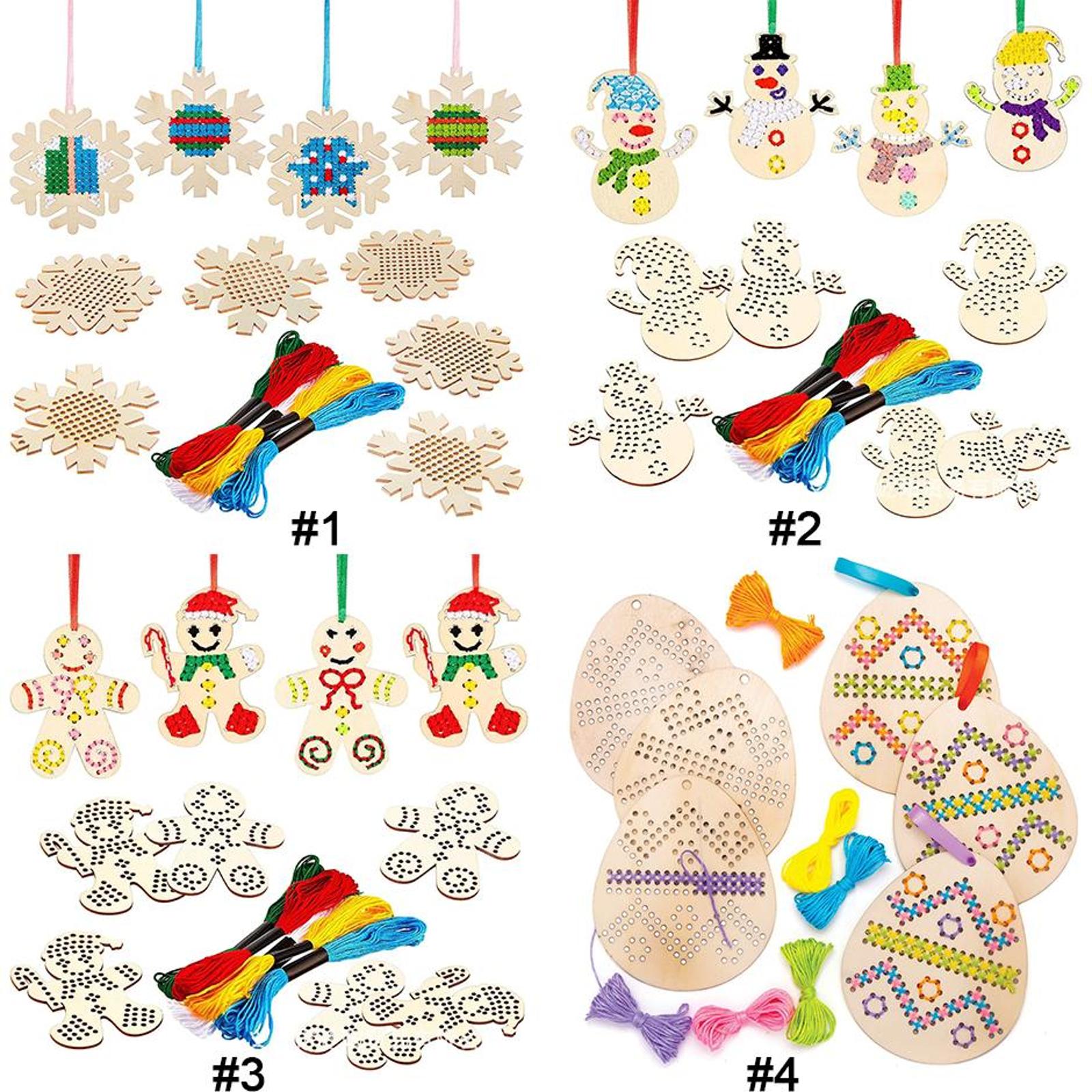 Cross Stitch Hanging Pendant E – обзор и цена Embroidery Xmas Kits