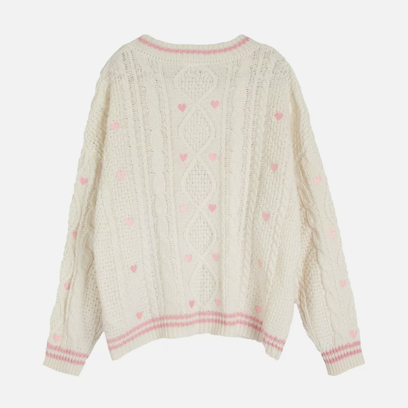 Lover Cardigan with Pink Heart – обзор и цена Embroidery Lovers