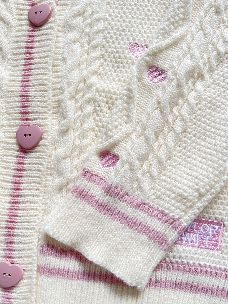 Lover Cardigan with Pink Heart – обзор и цена Embroidery Lovers