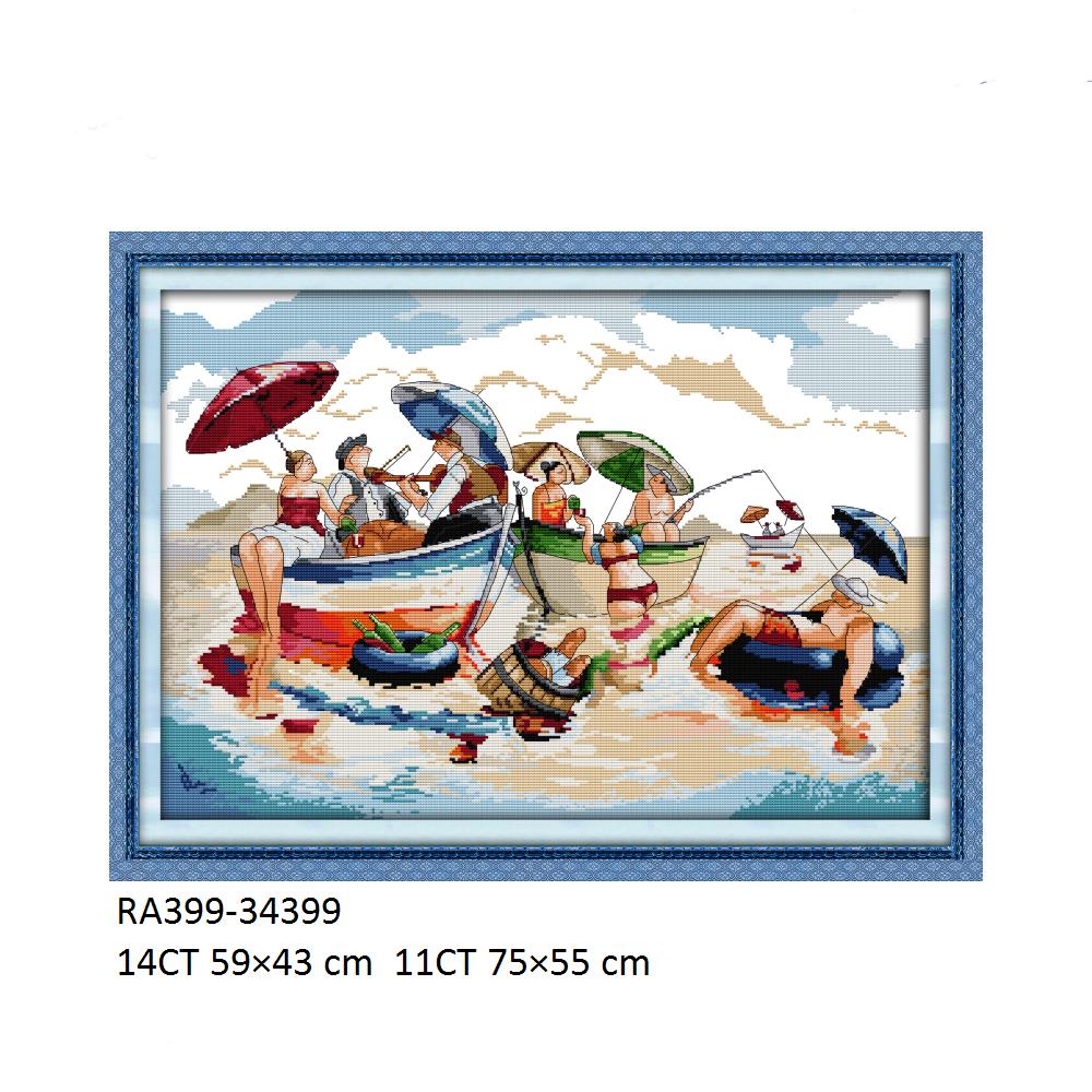 Cross Stitch Kits for Beach, F – обзор и цена Embroidery Lovers