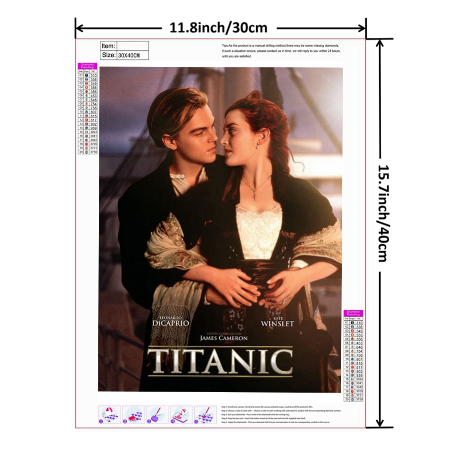 Titanic Romantic Movie 5D DIY  – обзор и цена Embroidery Lovers