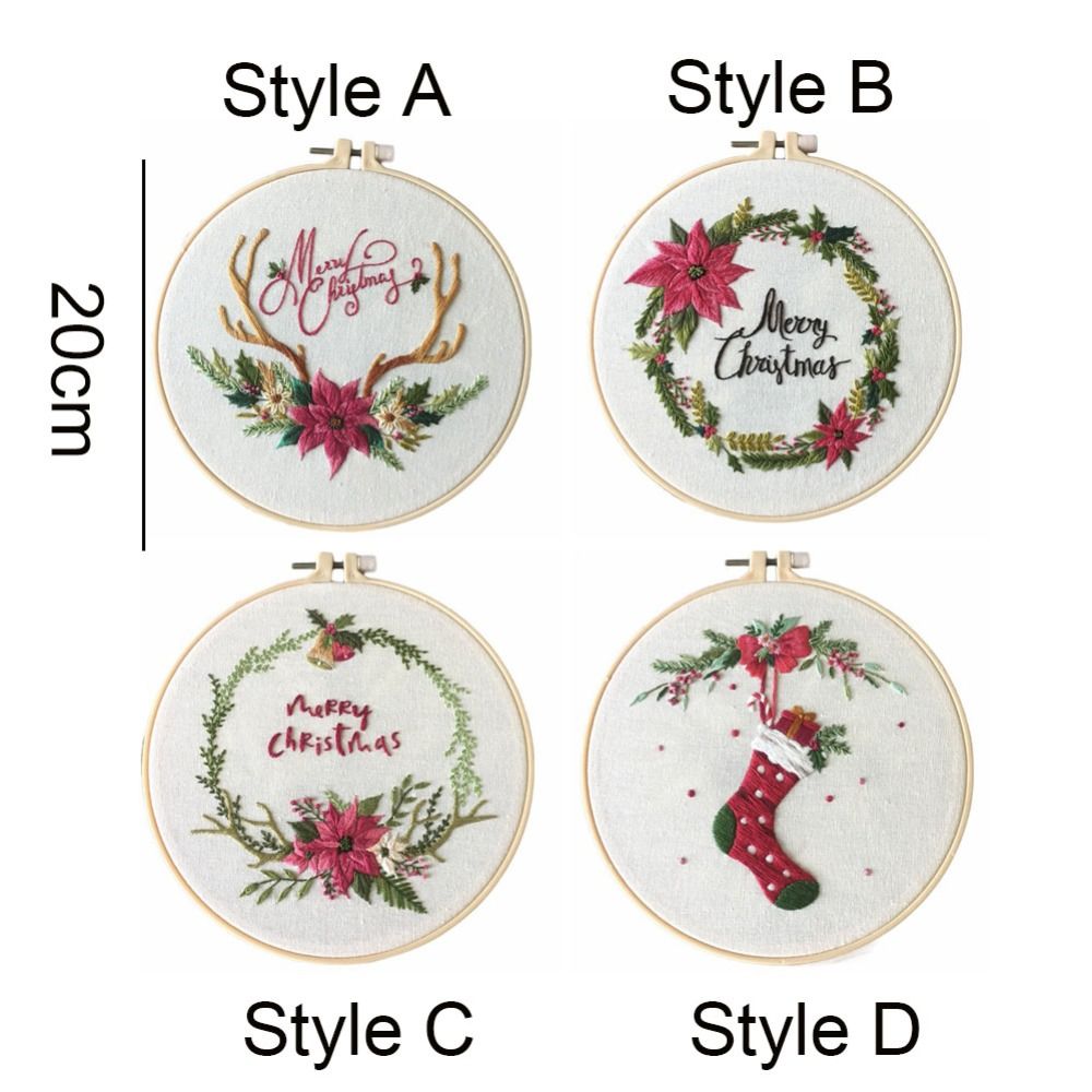 Xmas Gifts DIY Christmas Embro – обзор и цена Embroidery Xmas Kits