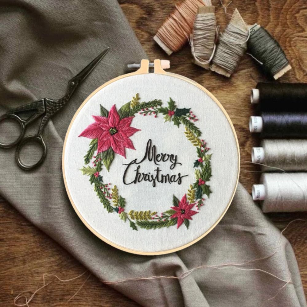 Xmas Gifts DIY Christmas Embro – обзор и цена Embroidery Xmas Kits