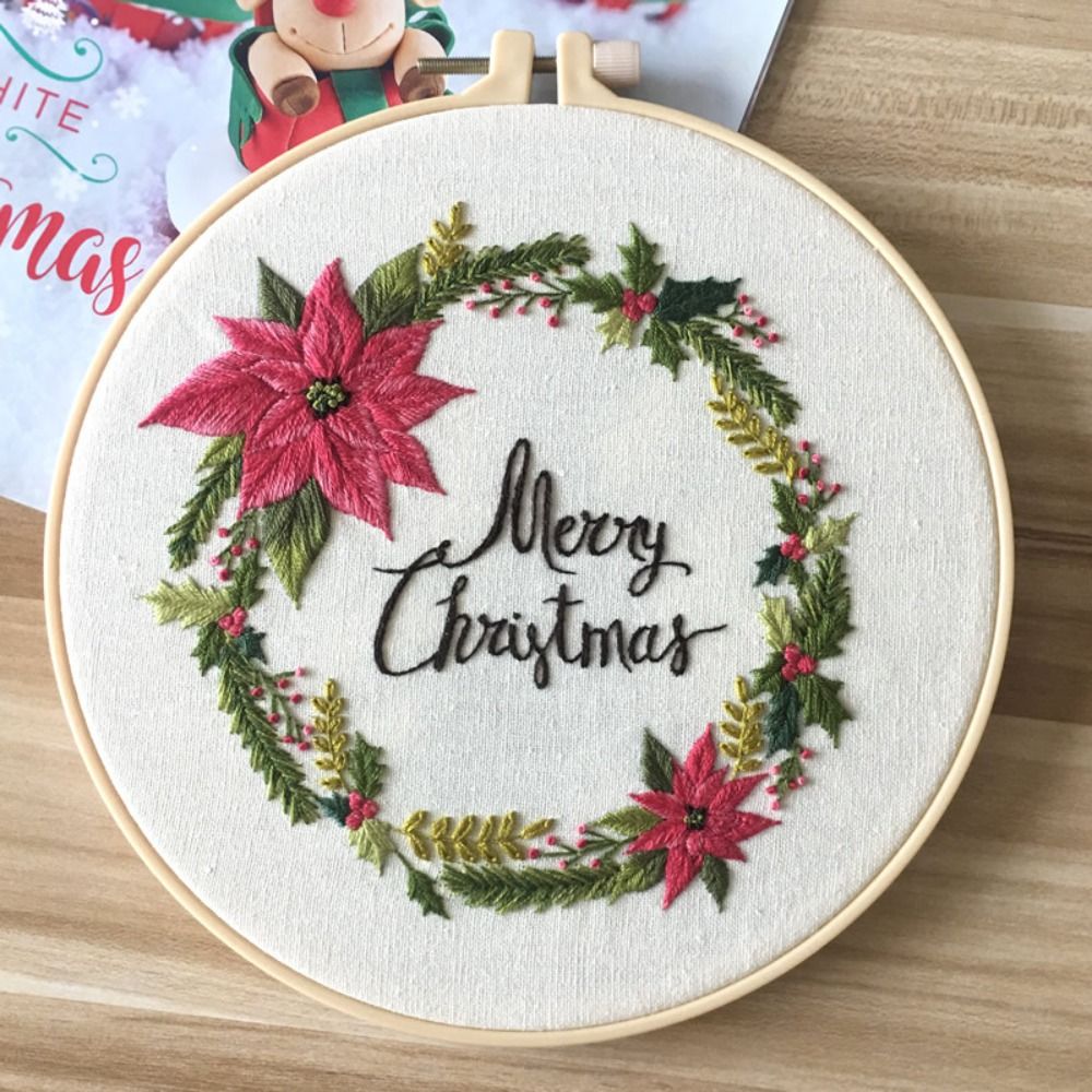 Xmas Gifts DIY Christmas Embro – обзор и цена Embroidery Xmas Kits