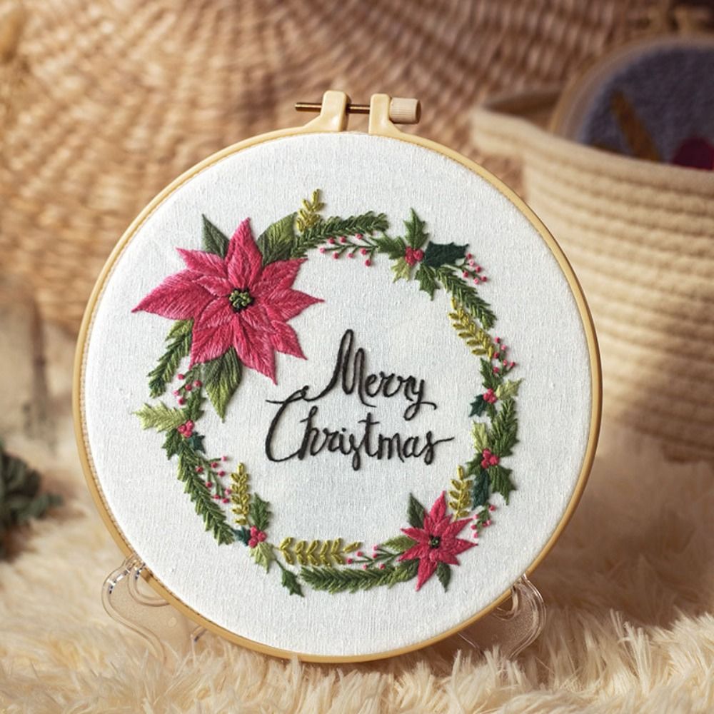 Xmas Gifts DIY Christmas Embro – обзор и цена Embroidery Xmas Kits