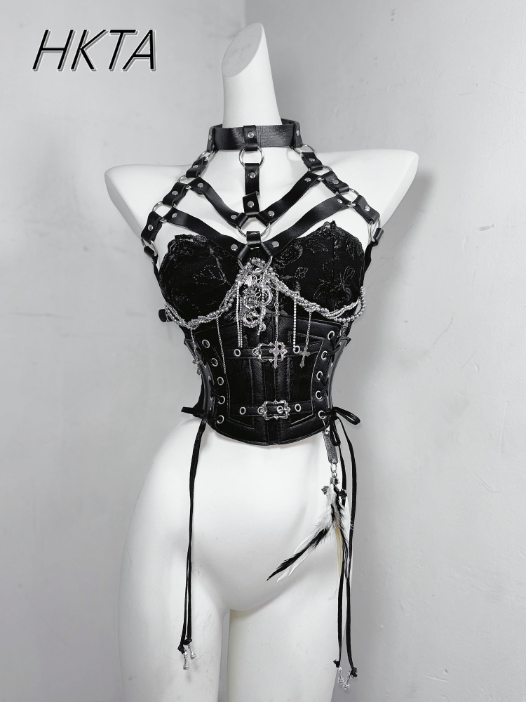 Dark Style Goth Metal Chain Wa – обзор и цена Embroidery Rose